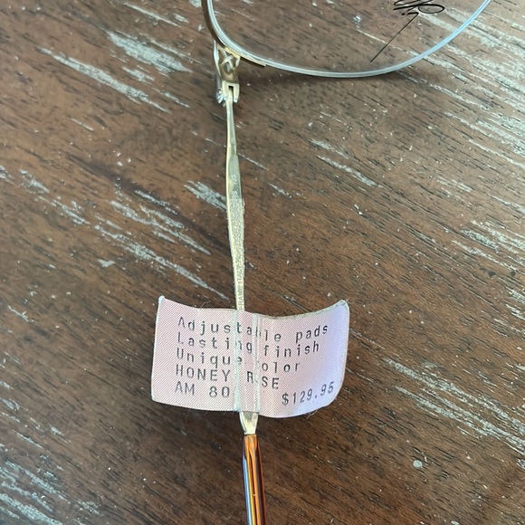 LensCrafters Amalfi 80 honey rose eyeglasses. NWT. For frames only. 51-20-135 - Picture 5 of 16